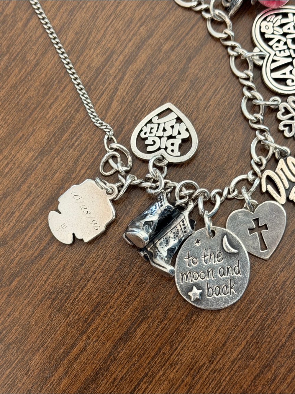 James Avery Sterling Silver Charm Bracelet 15 Charms Retired Y’all Texas 51g - Picture 5 of 5